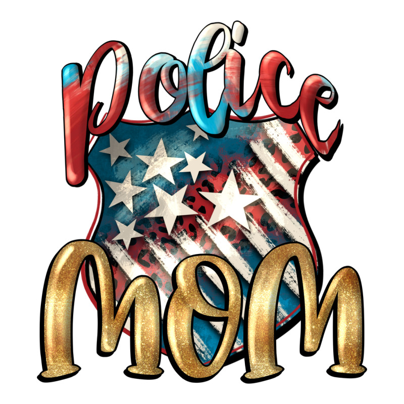Police Mom Long Sleeve Tee by FaDigitalArtStudio | Teevron