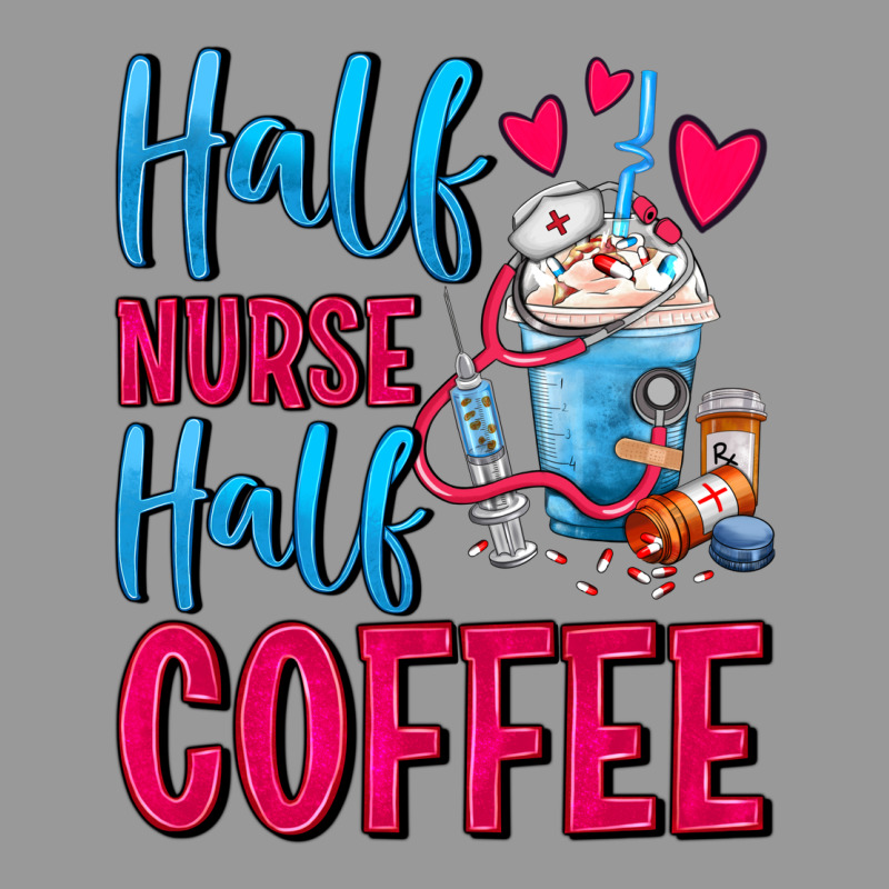 Half Nurse Half Coffee Vintage Hoodie by FaDigitalArtStudio | Teevron