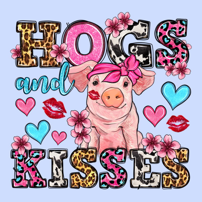 Hogs And Kisses Pig  Olivia Urban Heavy Tee by OliviaCreatesArt | Teevron