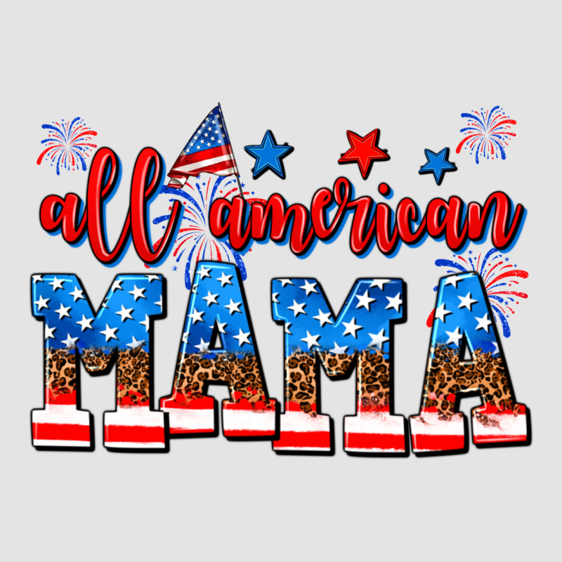 All American Mama Premium Sweatshirt by AdoDesignShop | Teevron