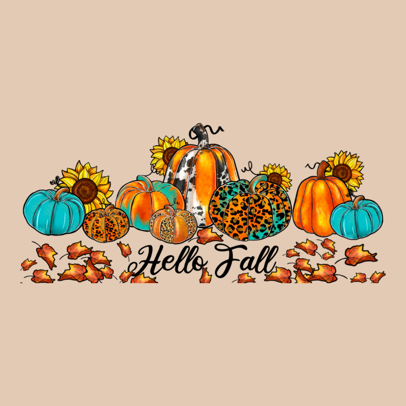 Hello Fall Pumpkin Sunflower Urban Hoodie by JahusDesignShop | Teevron