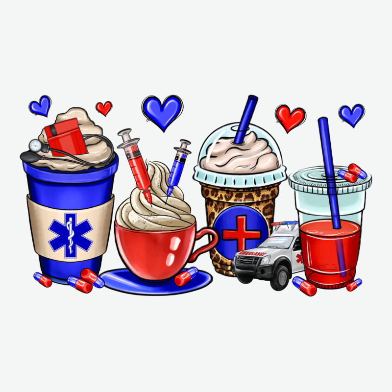 Emt Emergency Medical Technician Coffee Cups Urban Heavy Tee by OliviaCreatesArt | Teevron