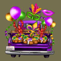 Mardi Gras Farm Truck Back View Vintage Hoodie | Teevron