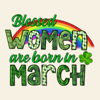 Blessed Women Are Born In March Vintage Tee | Teevron