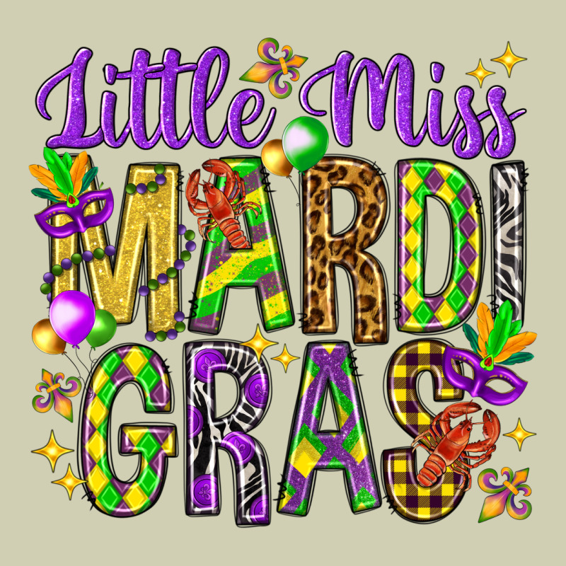 Little Miss Mardi Gras Heavy Core Tee by NancyCooperArtShop | Teevron