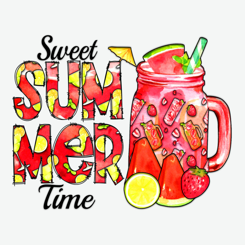 Sweet Summer Time Waterolor Urban Heavy Tee by CowCowDesign | Teevron