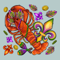 Crawfish And Fleur De Lis Heavy Core Tee | Teevron