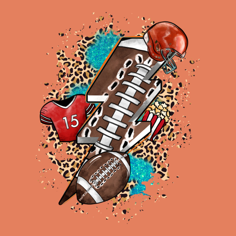 Football Lightning Bolt Leopard Classic Tee by HowdyJamesFarm | Teevron