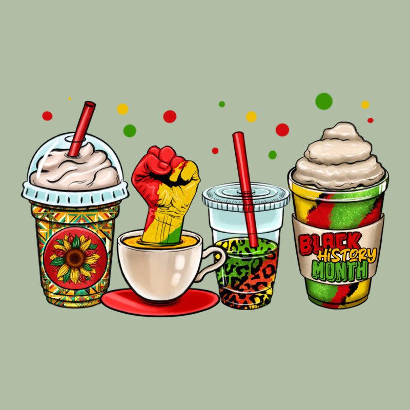 Juneteenth Bhm Coffee Cups Urban Heavy Tee by OliviaCreatesArt | Teevron