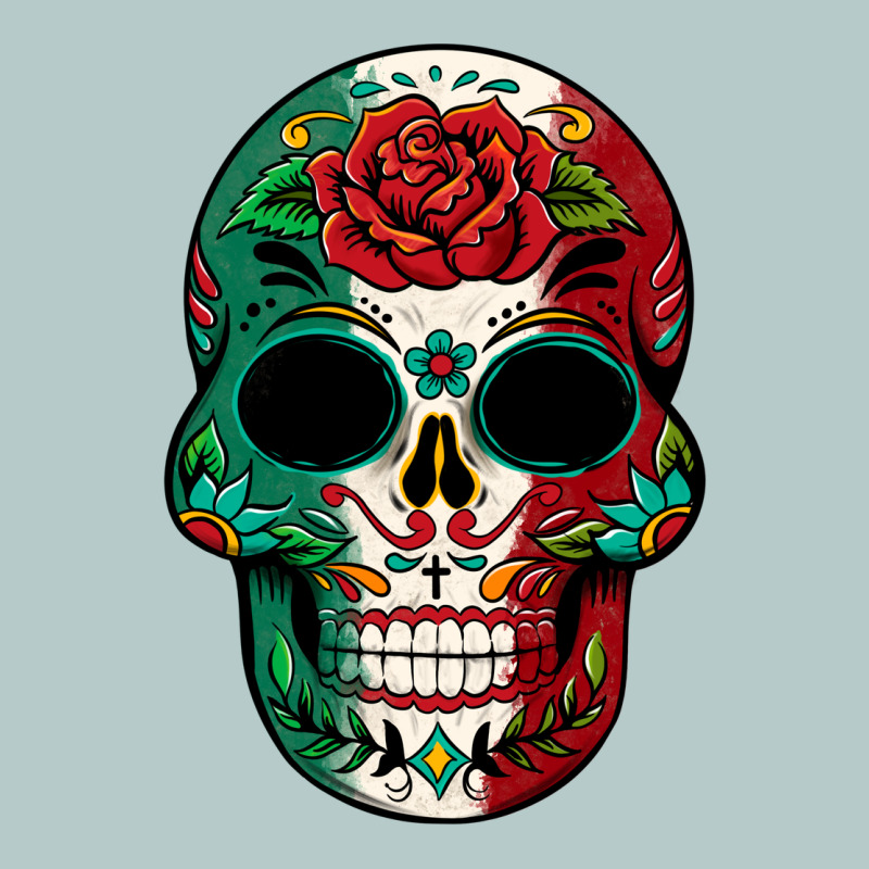Mexican Skull Heavy Core Tee by texasbilliewilder | Teevron