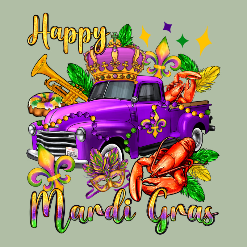 Happy Mardi Gras Truck Olivia Urban Heavy Tee by OliviaCreatesArt | Teevron