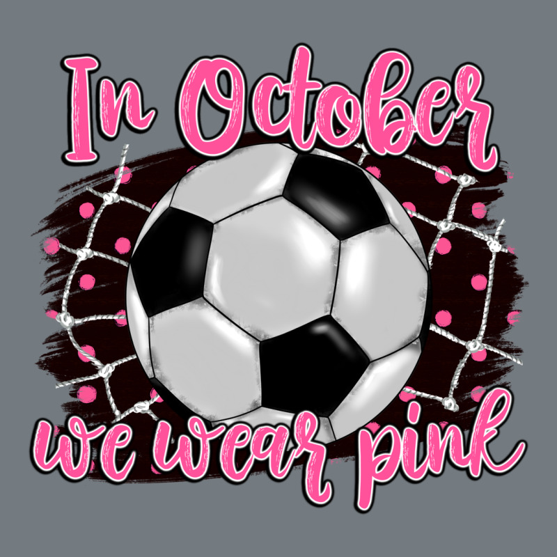 In October We Wear Pink Soccer Heavyweight Sweatshirt by BarkalooDesign | Teevron