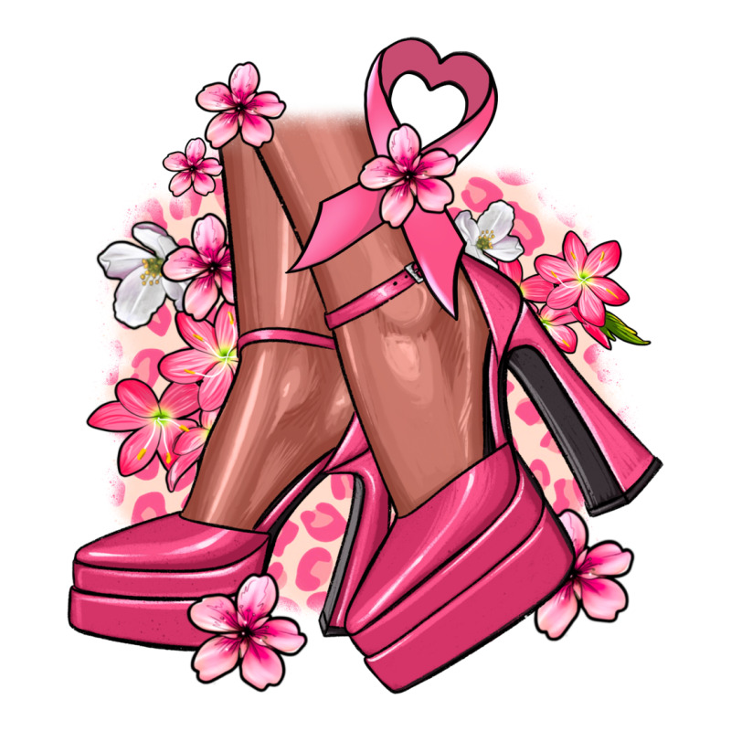 Cancer High Heels Cancer Awareness Premium Tee by HowdyJamesFarm | Teevron