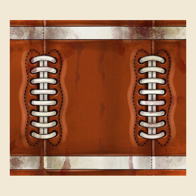 Distressed American Football Pattern Ladies Tee by TumblerDesignByShophia | Teevron