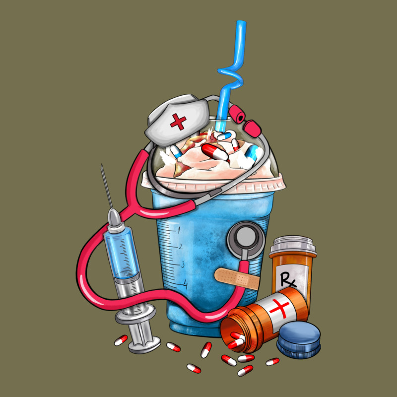 Nurse Frappe Coffee Vintage Hoodie by FaDigitalArtStudio | Teevron