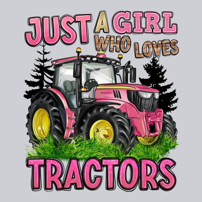 Just A Girl Who Loves Tractors Heavyweight Sweatshirt by BarkalooDesign | Teevron