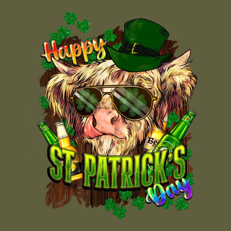 St. Patrick's Day Cow Vintage Tee by HowdyJamesFarm | Teevron