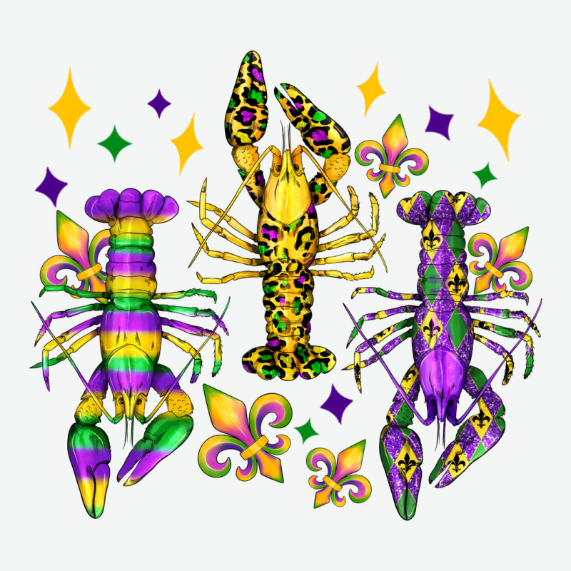 Mardi Gras Craw Fish Olivia Urban Heavy Tee by OliviaCreatesArt | Teevron
