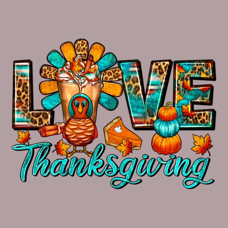 Love Thanksgiving Gobble And Frappe Vintage Hoodie by FaDigitalArtStudio | Teevron