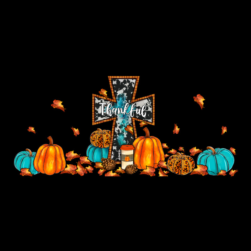 Thankful Cross Pumpkin Urban Hoodie by JahusDesignShop | Teevron