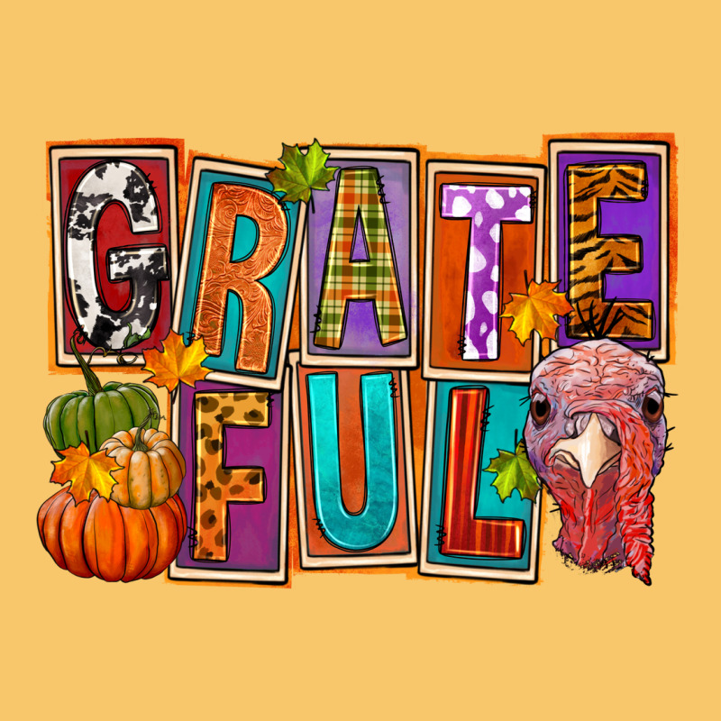 Grateful Thanksgiving Vintage Hoodie by FaDigitalArtStudio | Teevron