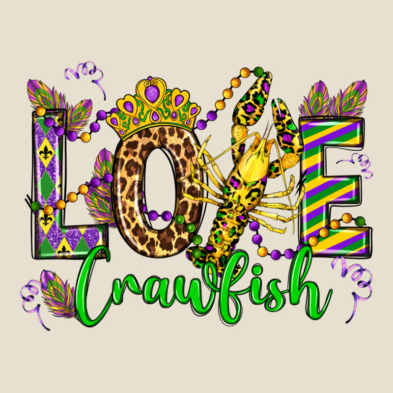 Love Crawfish Mardi Gras Olivia Urban Heavy Tee by OliviaCreatesArt | Teevron
