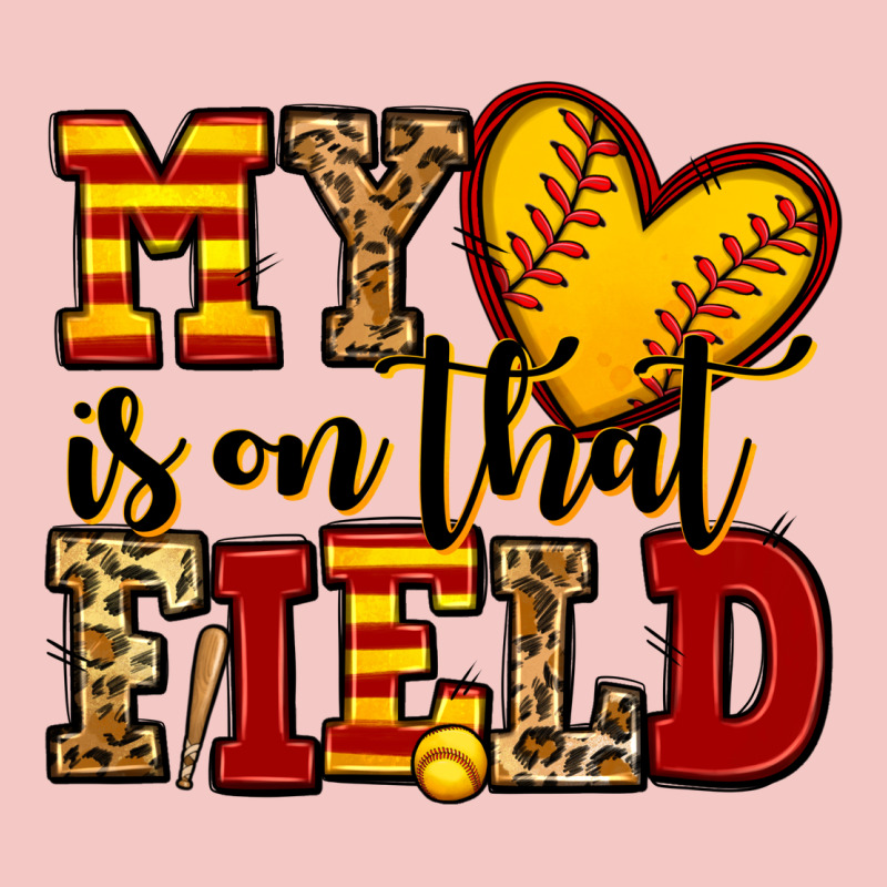 My Heart Is On That Field Softball Urban Heavy Tee by Jasminsmagicworld | Teevron