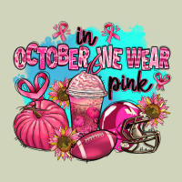 In October We Wear Pink American Football Heavyweight Hoodie | Teevron
