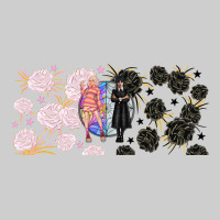 Gothic Girl And Colorful Girl Best Friends With Premium Tee | Teevron