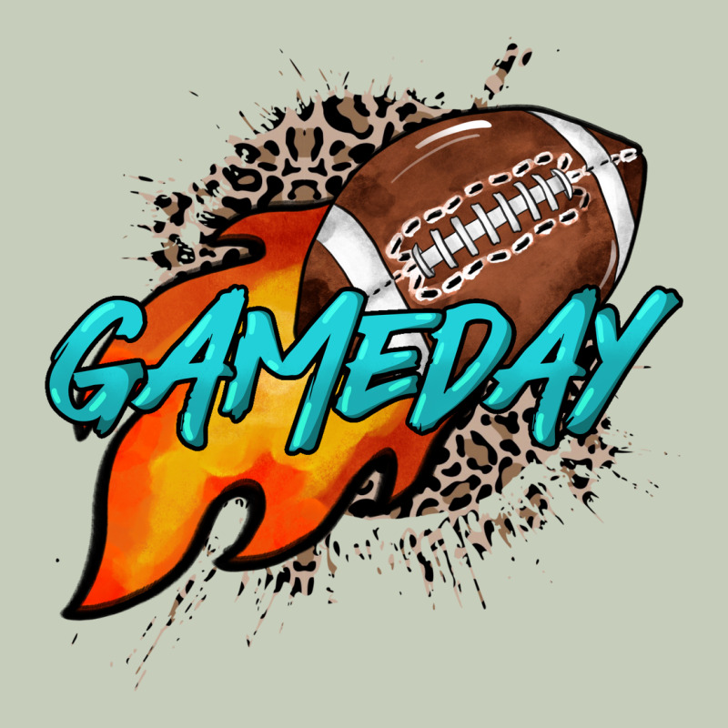 Game Day Leopard Fire And Ball Ladies Tee by HowdyJamesFarm | Teevron