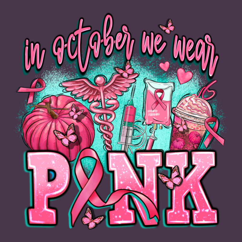 In October We Wear Pink Heavyweight Hoodie by AdoDesignShop | Teevron