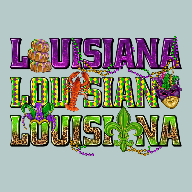 Louisiana Mardi Gras Heavy Core Tee by NancyCooperArtShop | Teevron