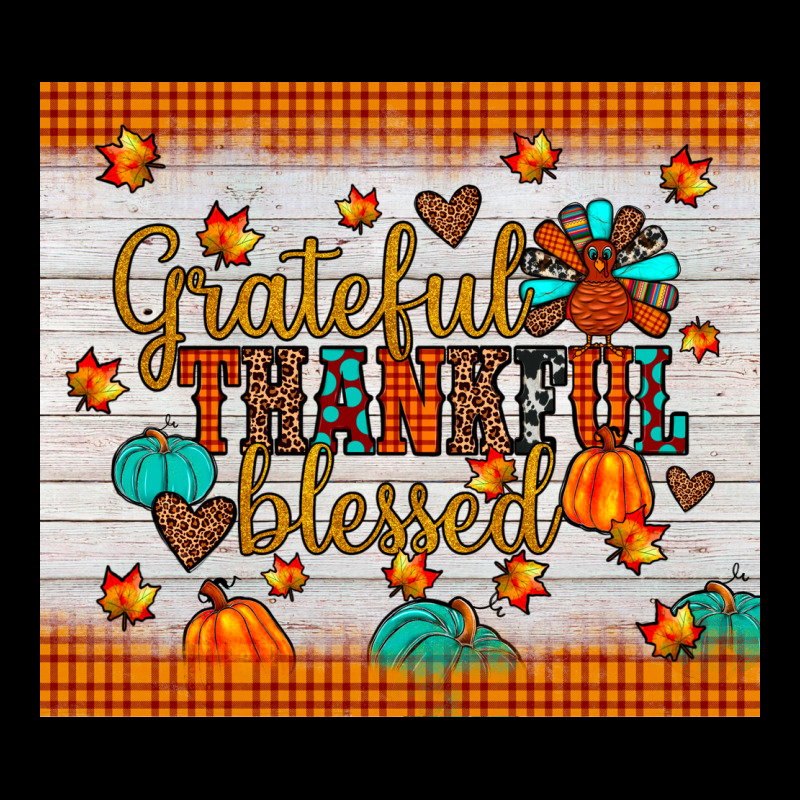 Grateful Thankful Blessed Urban Hoodie by JahusDesignShop | Teevron
