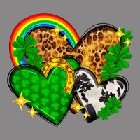 St. Patrick's Day Hearts With Leopard Vintage Tee | Teevron