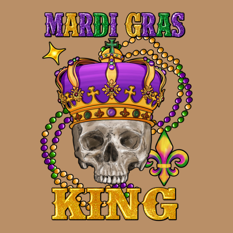 Skull Mardi Gras King Vintage Hoodie by FaDigitalArtStudio | Teevron