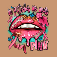 In October We Wear Pink  Lips Heavyweight Hoodie | Teevron