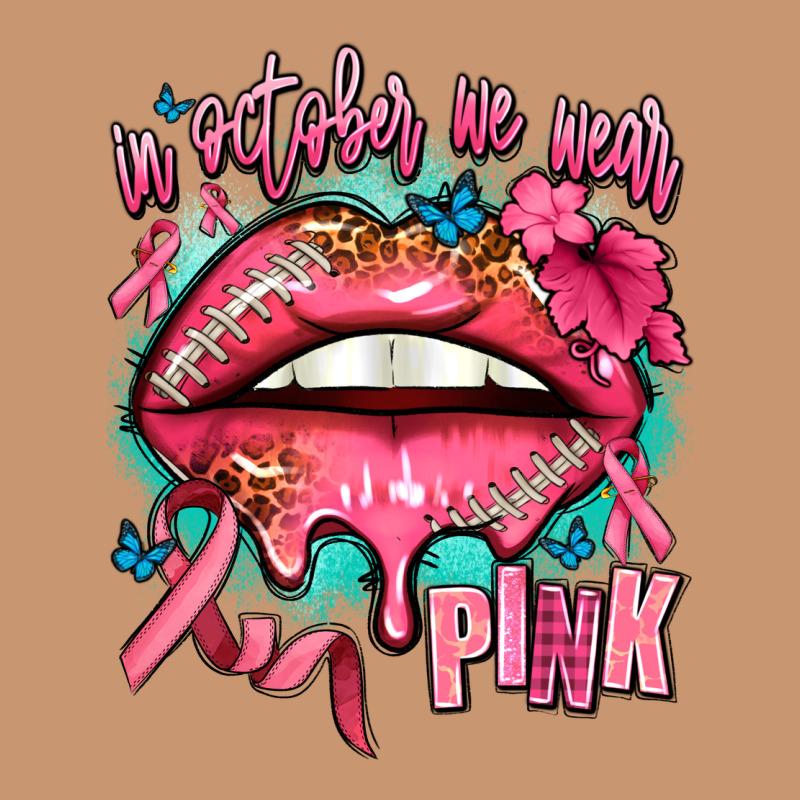In October We Wear Pink  Lips Heavyweight Hoodie by AdoDesignShop | Teevron