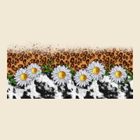 Cowhide Leopard Daisies Ladies Tee | Teevron