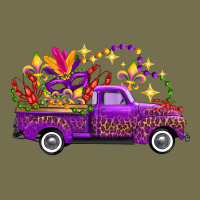 Mardi Gras Leopard Truck Vintage Hoodie | Teevron
