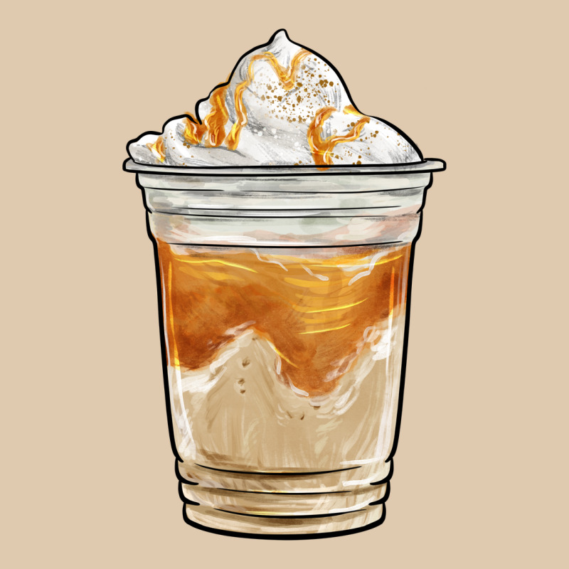 Iced Caramel Frappuccino Coffee Heavyweight Sweatshirt by BarkalooDesign | Teevron