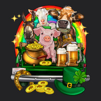 St. Patrick's Day Farm Animals On Truck Vintage Tee | Teevron
