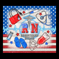 American Memorial Day Rn Registered Nurse Ladies Tee | Teevron