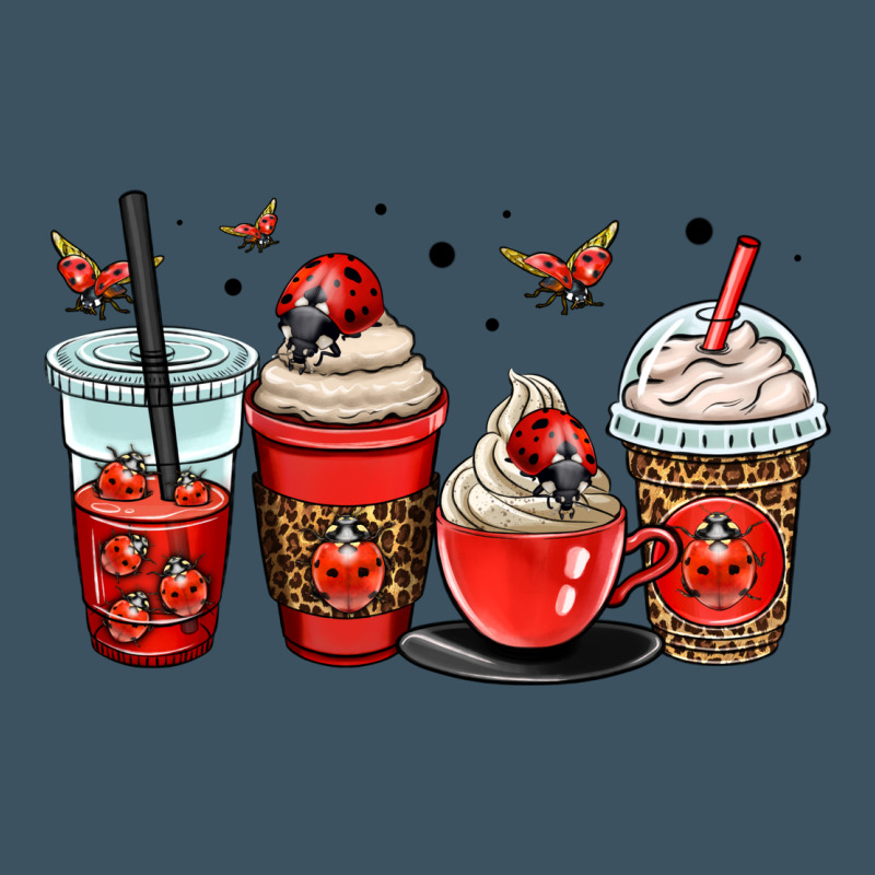 Ladybug Coffee Cups Urban Heavy Tee by OliviaCreatesArt | Teevron