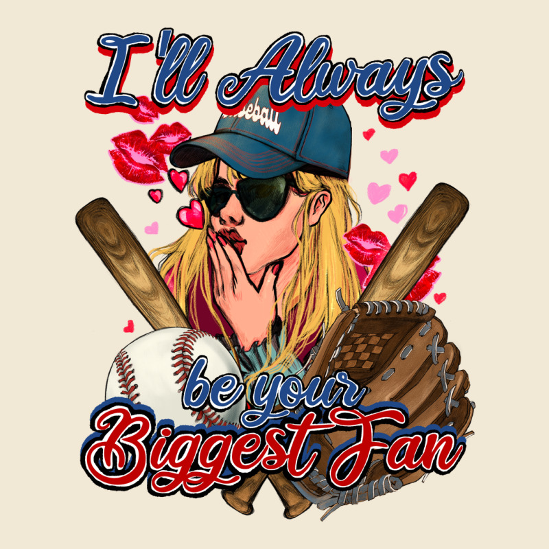 I'll Always Be Your Biggest Fan Baseball Ladies Tee by HowdyJamesFarm | Teevron