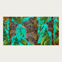 Koala License Plate Zipper Hoodie | Teevron
