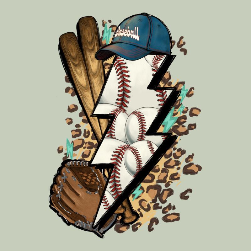 Lightning Bolt Baseball Ladies Tee by HowdyJamesFarm | Teevron