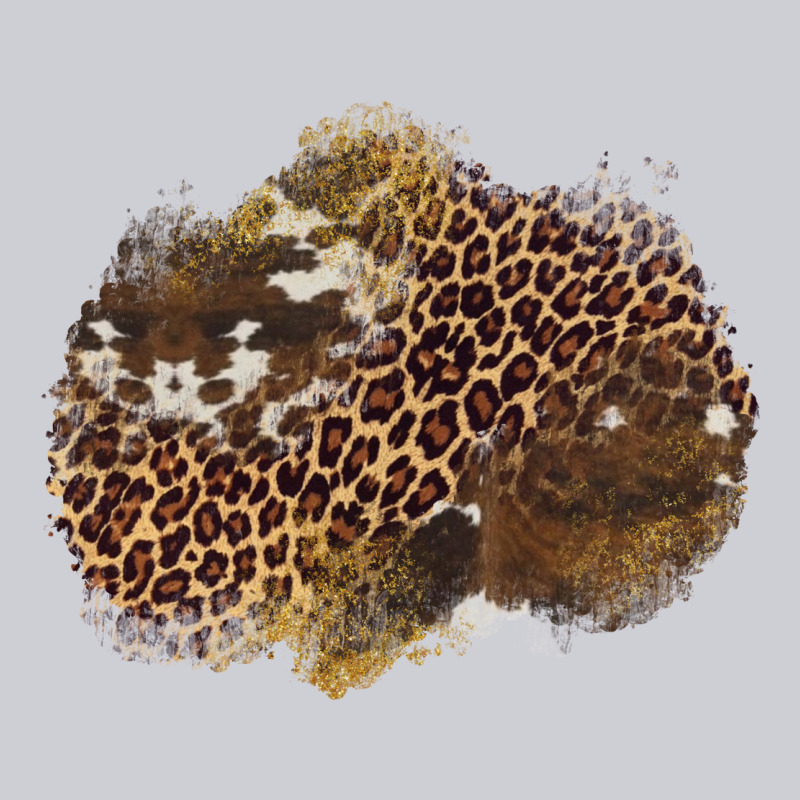 Leopard Cowhide Glitter Patches Heavyweight Sweatshirt by Artiststas | Teevron