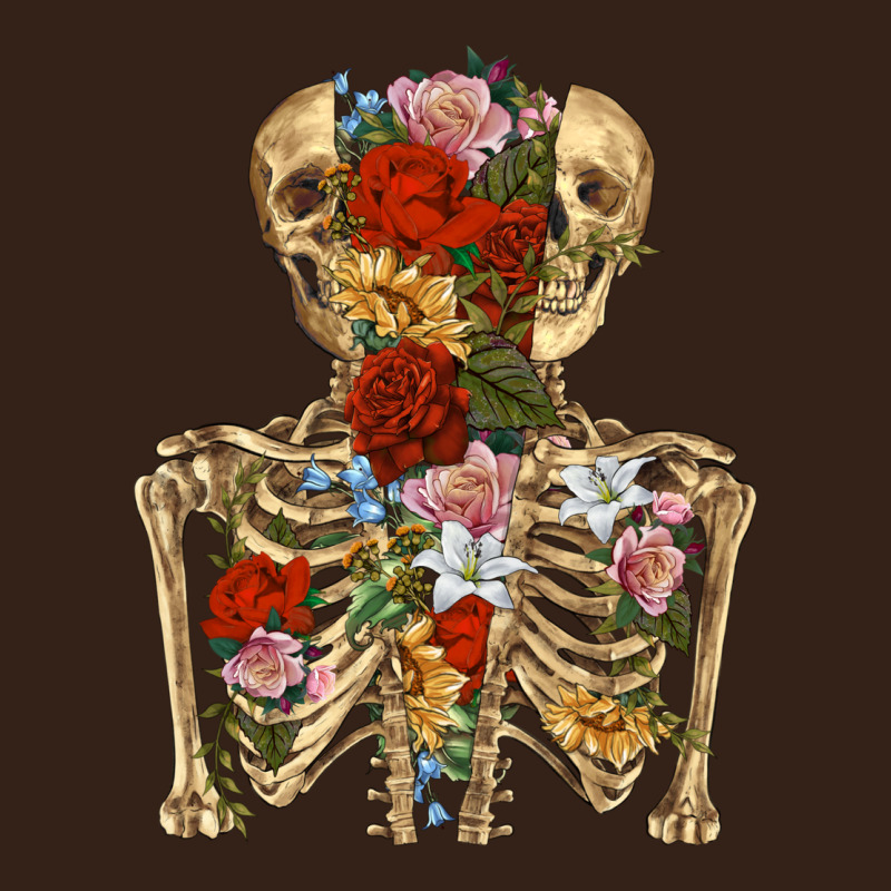 Flower Skeleton Heavy Core Tee by RanaPortraitStore | Teevron