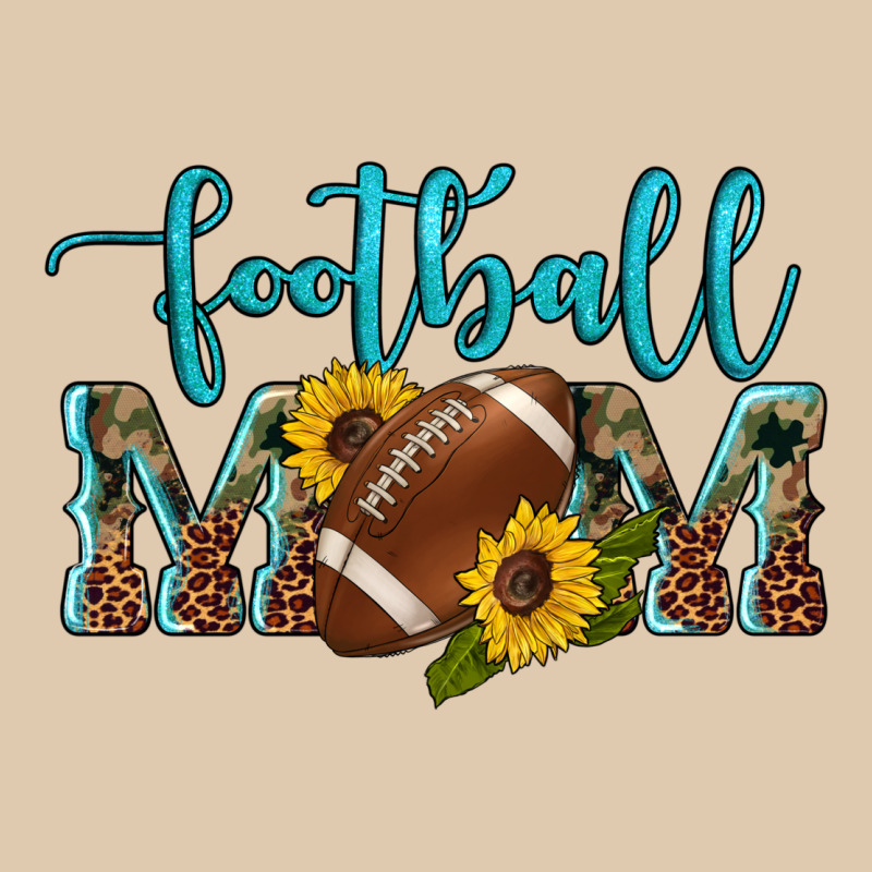 Western Leopard Camouflage Sunflowers  Glitter Mom Football Heavyweight Sweatshirt by Artiststas | Teevron