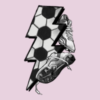 Lightning Bolt Soccer Ladies Tee | Teevron